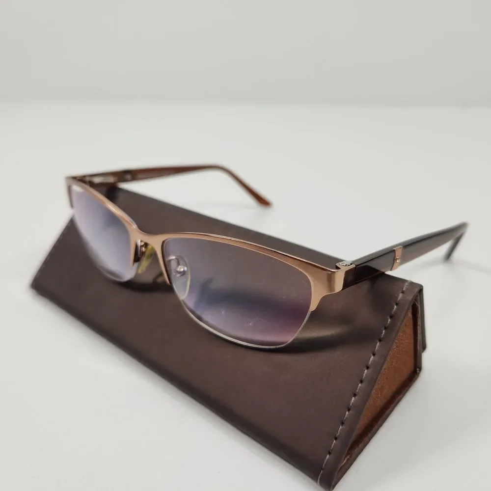 Linda Evans Sans Pareil 362 Sand 135 53 16 Eyeglass Frames Fashion- NO CASE
